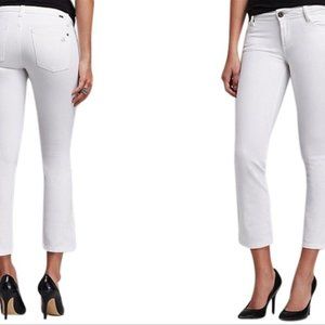 DL1961 Women's Crisp White Cropped Jeans
